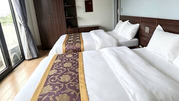 Chambre Confort avec lits jumeaux, fumeur, vue lac