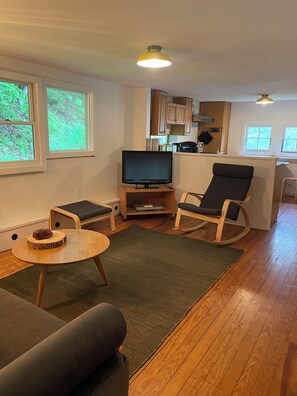 Living area - Delaware River Cabin Near Callicoon & Bethel Woods (Long Eddy)