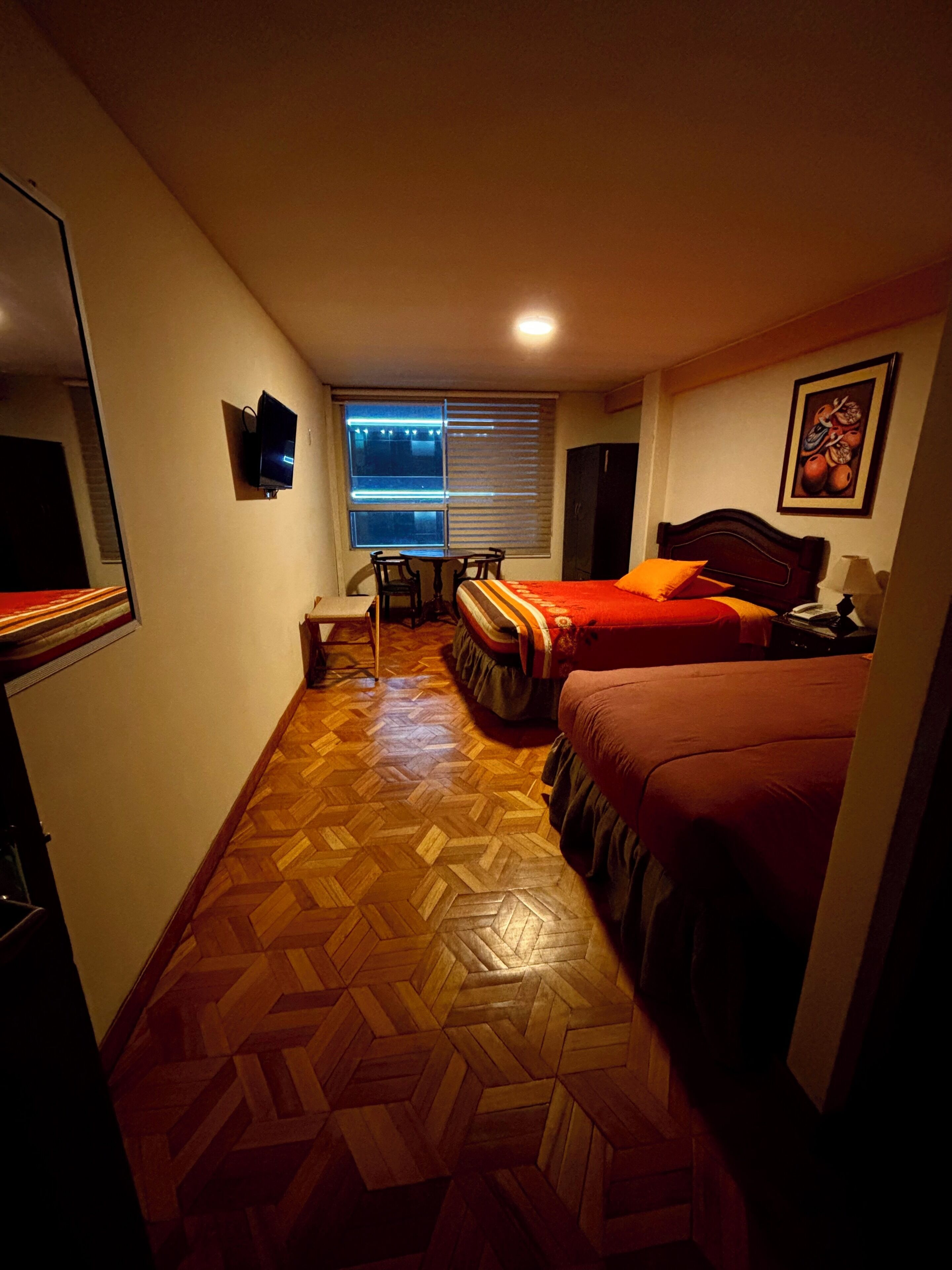 Triple Room, City View | Desk, laptop workspace, free WiFi