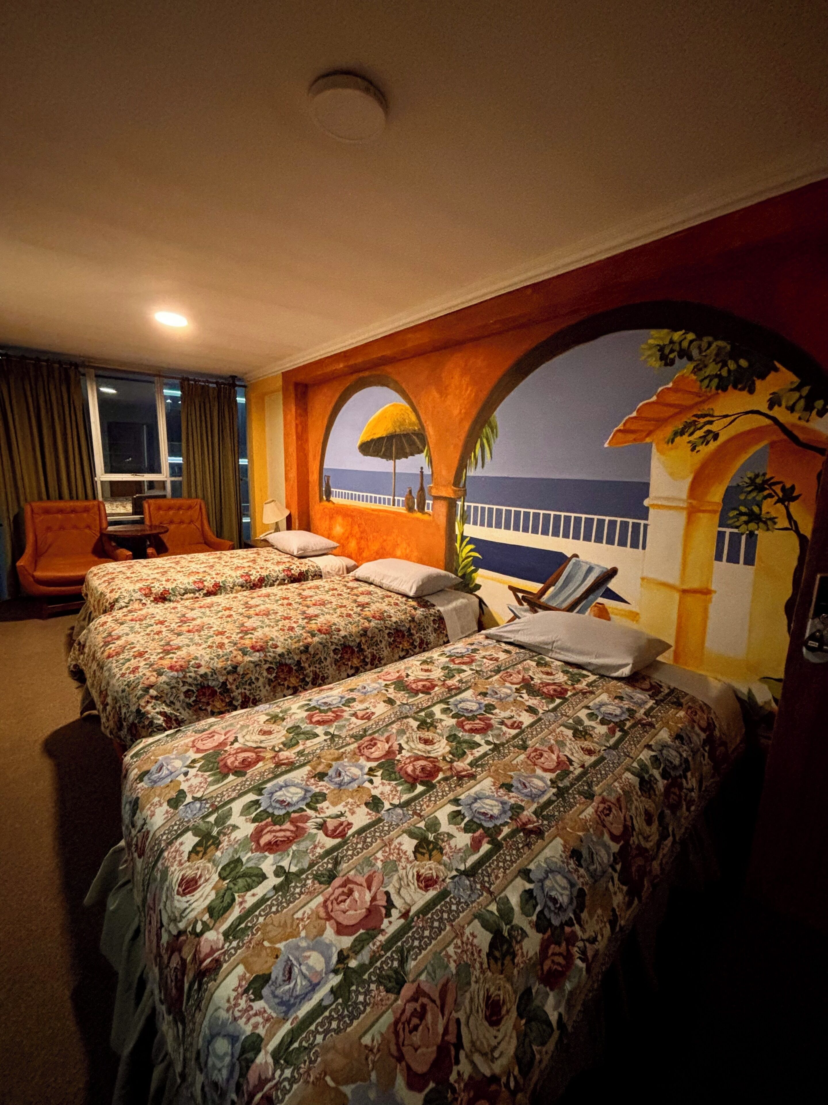 Dreibettzimmer, Stadtblick
