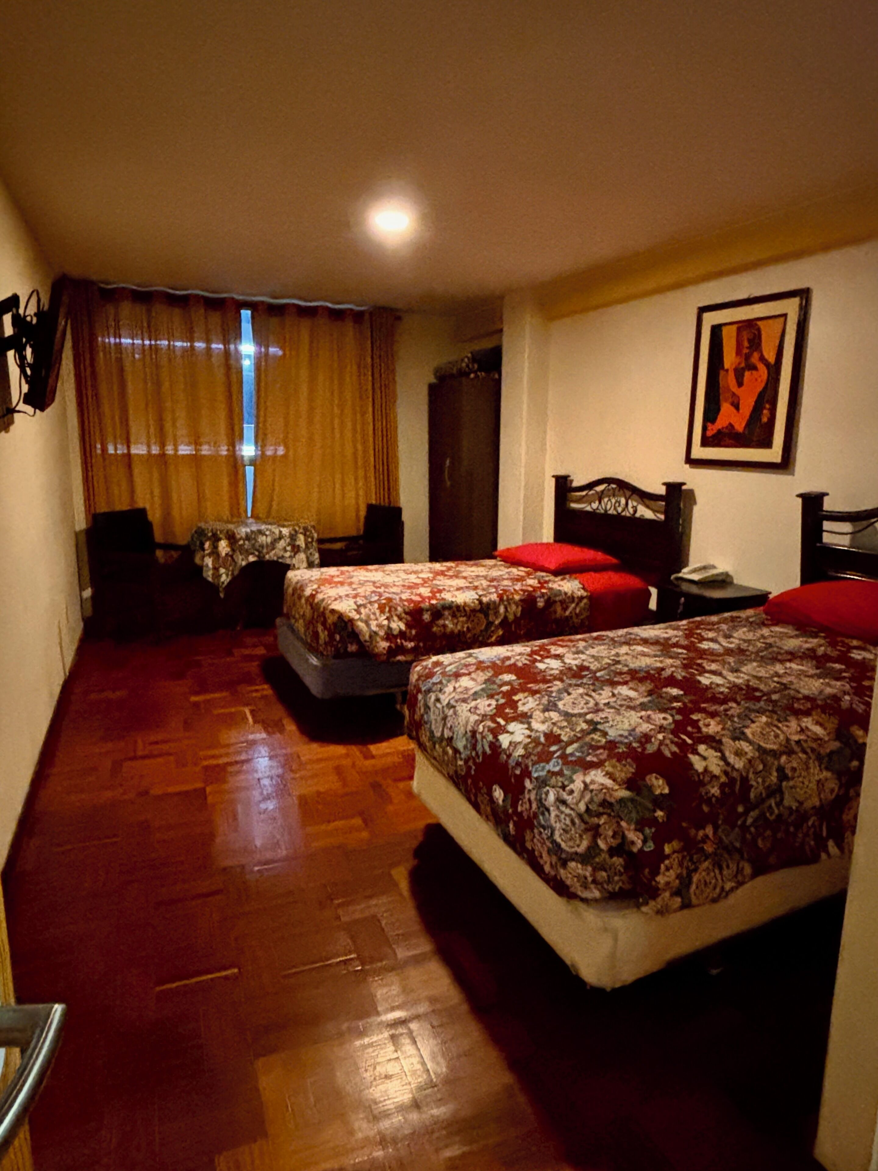 Twin Room, City View | Desk, laptop workspace, free WiFi