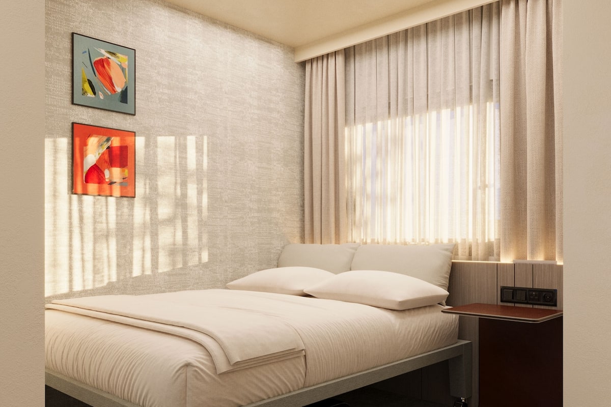 Double Room | In-room safe, desk, blackout drapes, soundproofing