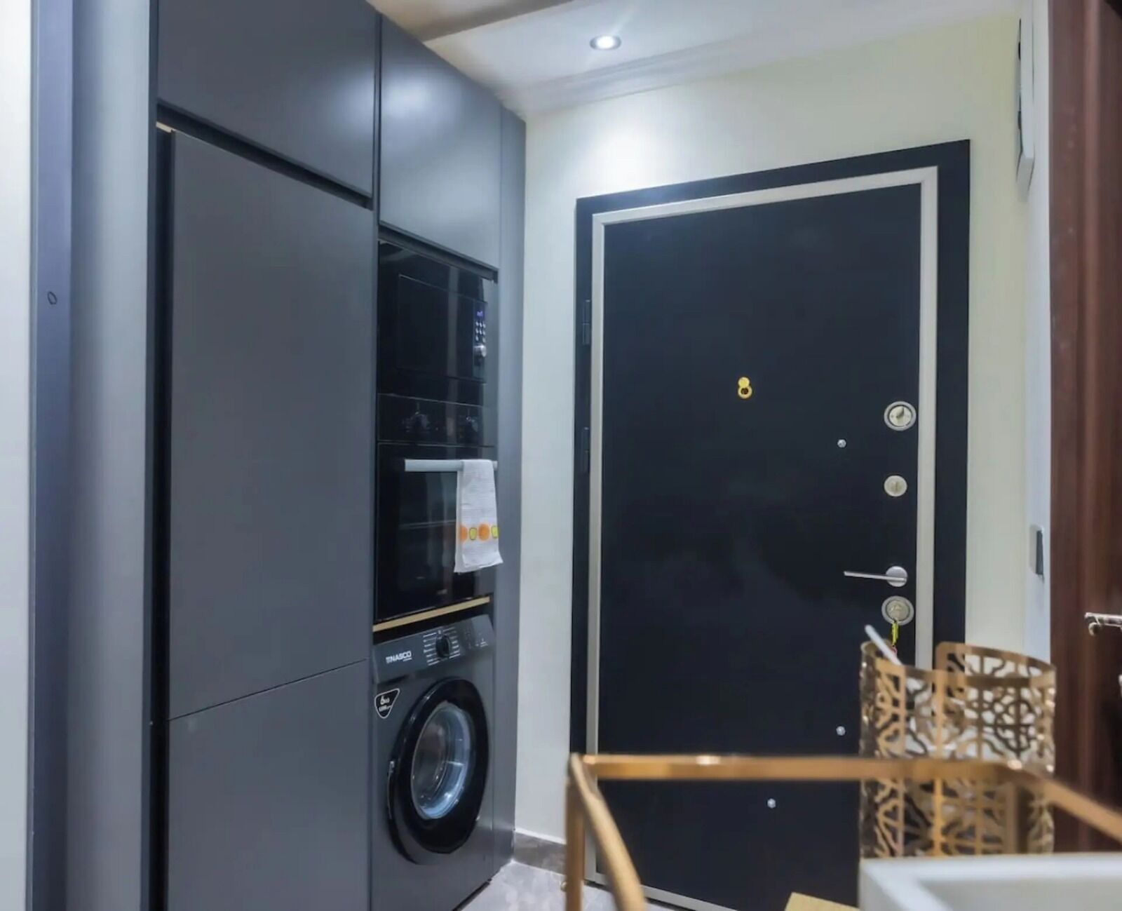 Estudio Deluxe, vistas a la ciudad | Cocina privada