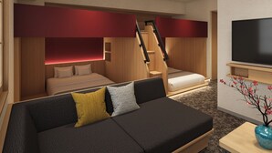 Superior Room, Non Smoking (6 Beds, Bunk Style) | Peti besi dalam bilik, Wi-fi percuma, cadar katil 