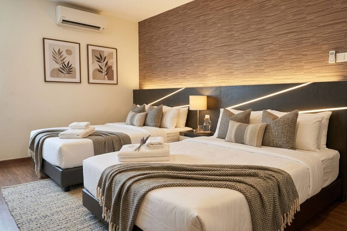 Economy Room | Desk, laptop workspace, WiFi (free), bed sheets