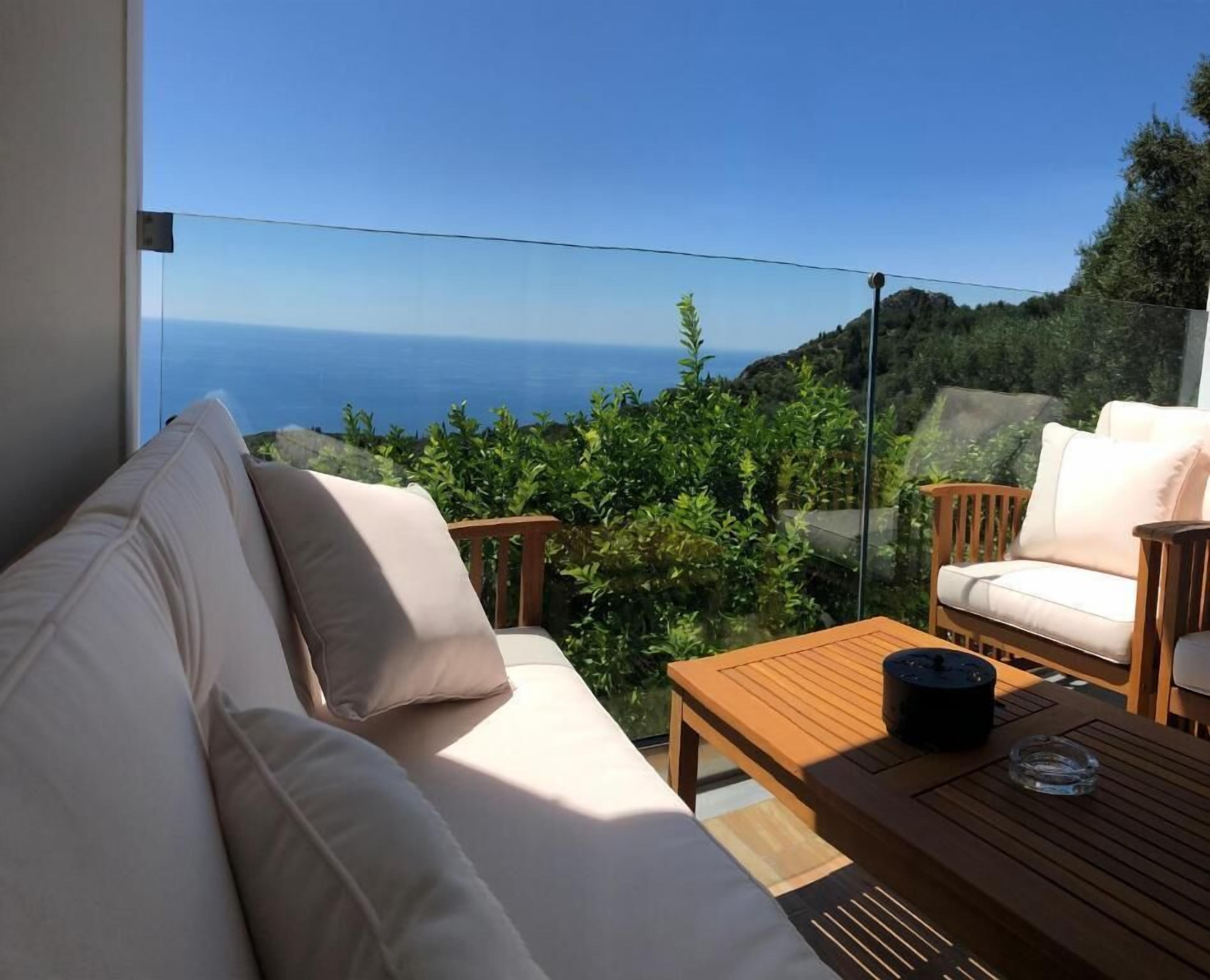 Appartement, balkon, uitzicht op zee | Terras