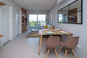 Apartment, Balcony, City View | Interior - Corporate Stays First Living - 605 (Asunción)