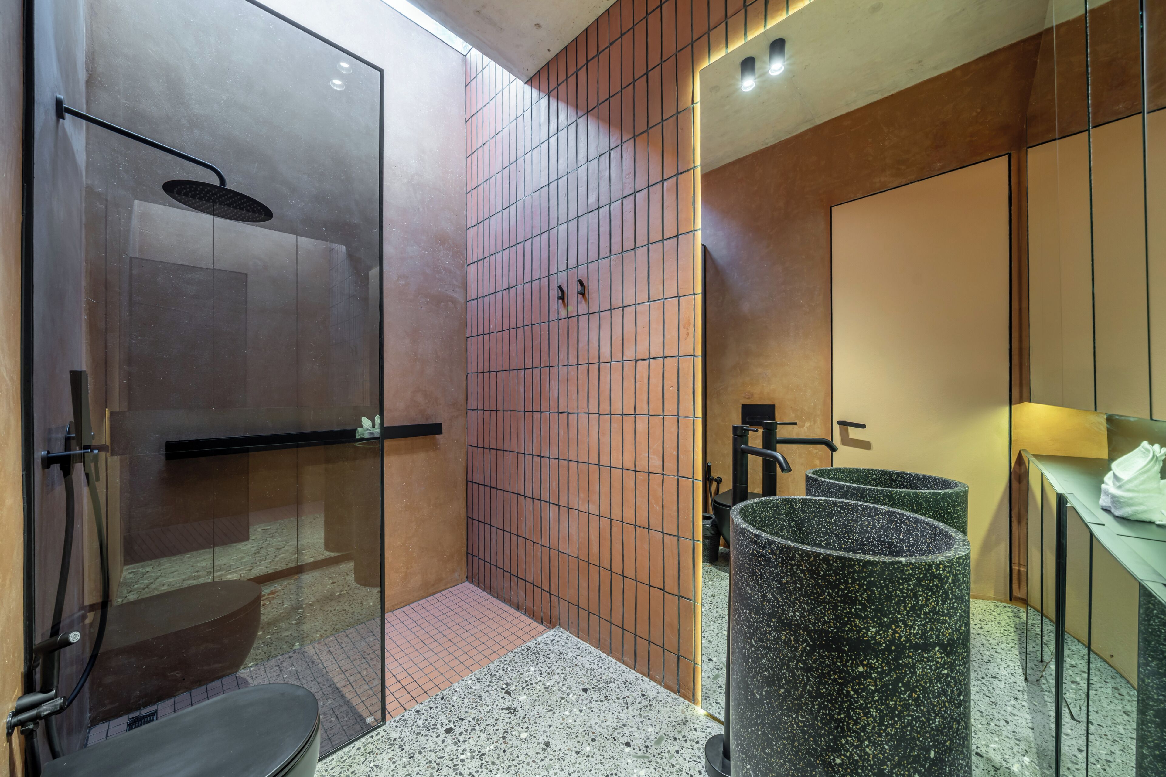 Villa familiar, 3 habitaciones, alberca privada | Baño