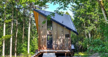Modern PNW Cabin on 10 Wooded Acres