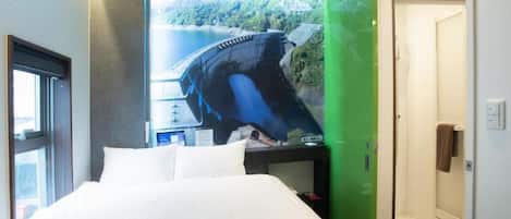 ダブルルーム ダブルベッド 1 台 禁煙 パーシャルシービュー