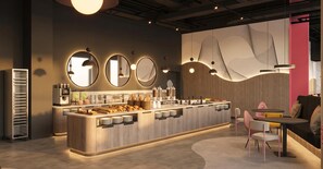 每日付費供應吃到飽自助式早餐