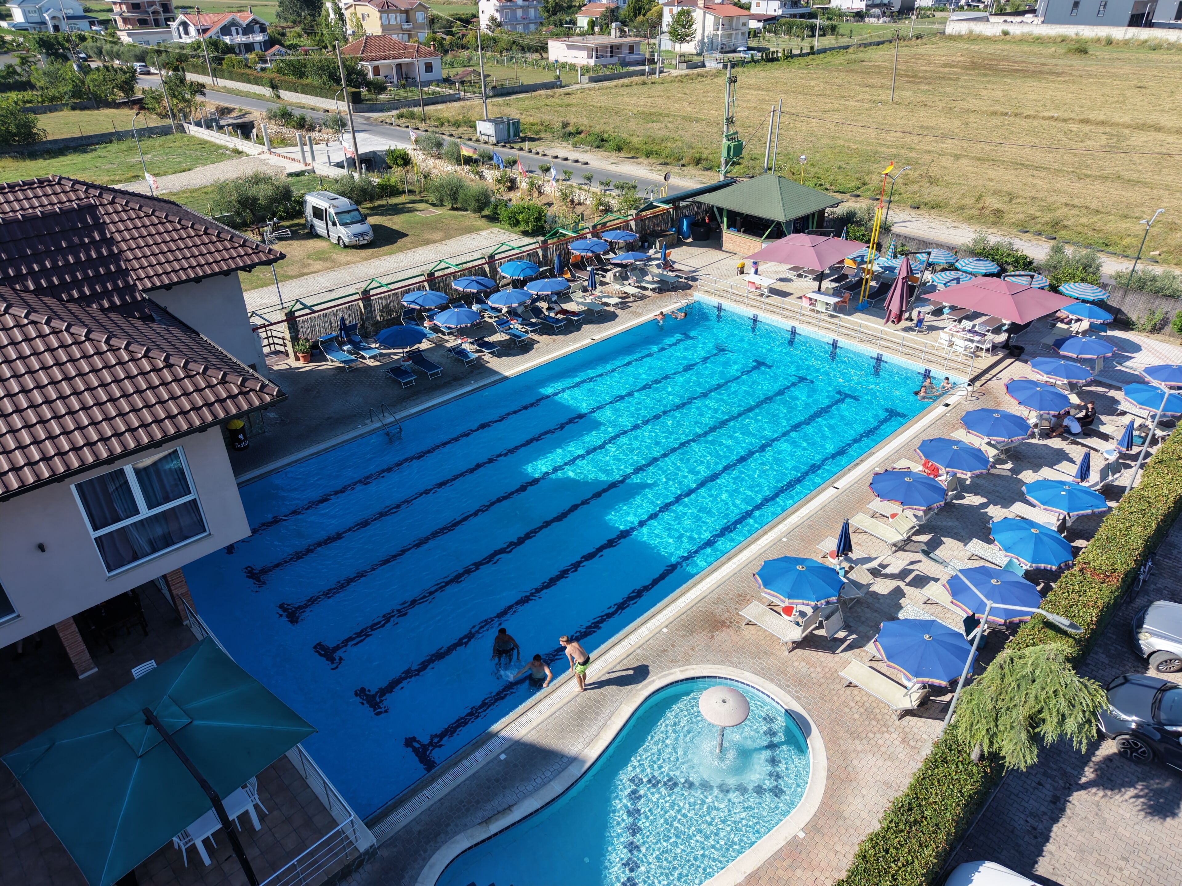 Seasonal outdoor pool