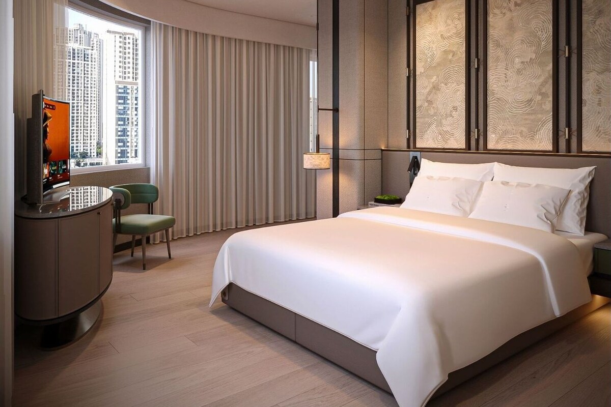 Luxury Suite, Lake View | Premium bedding, down comforters, minibar, in-room safe