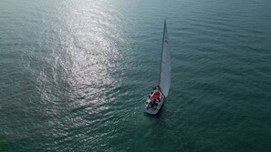 Deluxe Mobile Home, Patio, Sea View | Aerial view - YachtsailVenice (Venice)