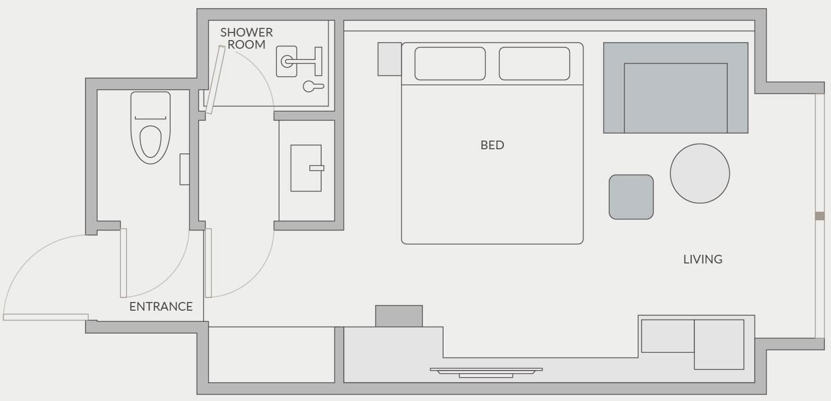 King Room | Floor plan