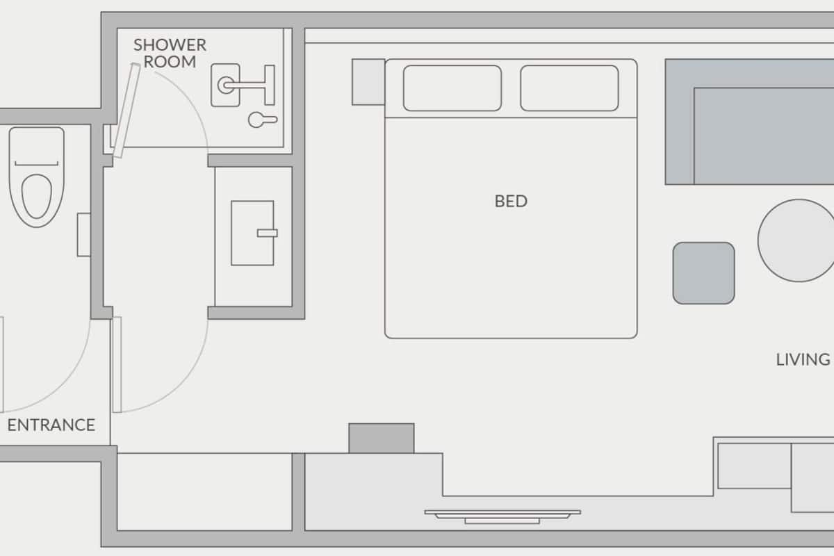 King Room | Floor plan