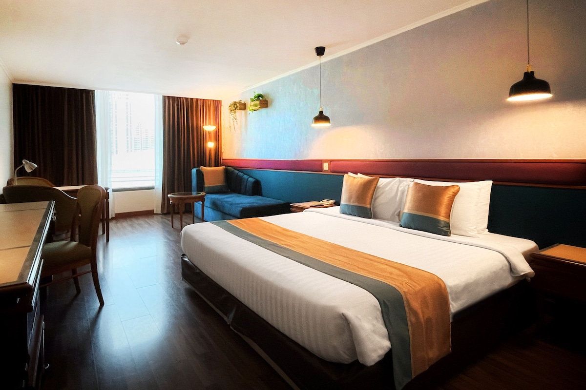 Kamar Double Deluks, pemandangan kota | Wi-Fi gratis dan seprai linen
