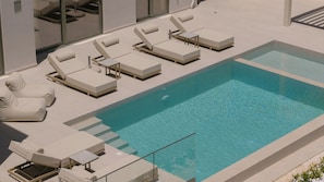 Pool - Pyxis Villa, Family Friendly with Heated Pool (Perama)