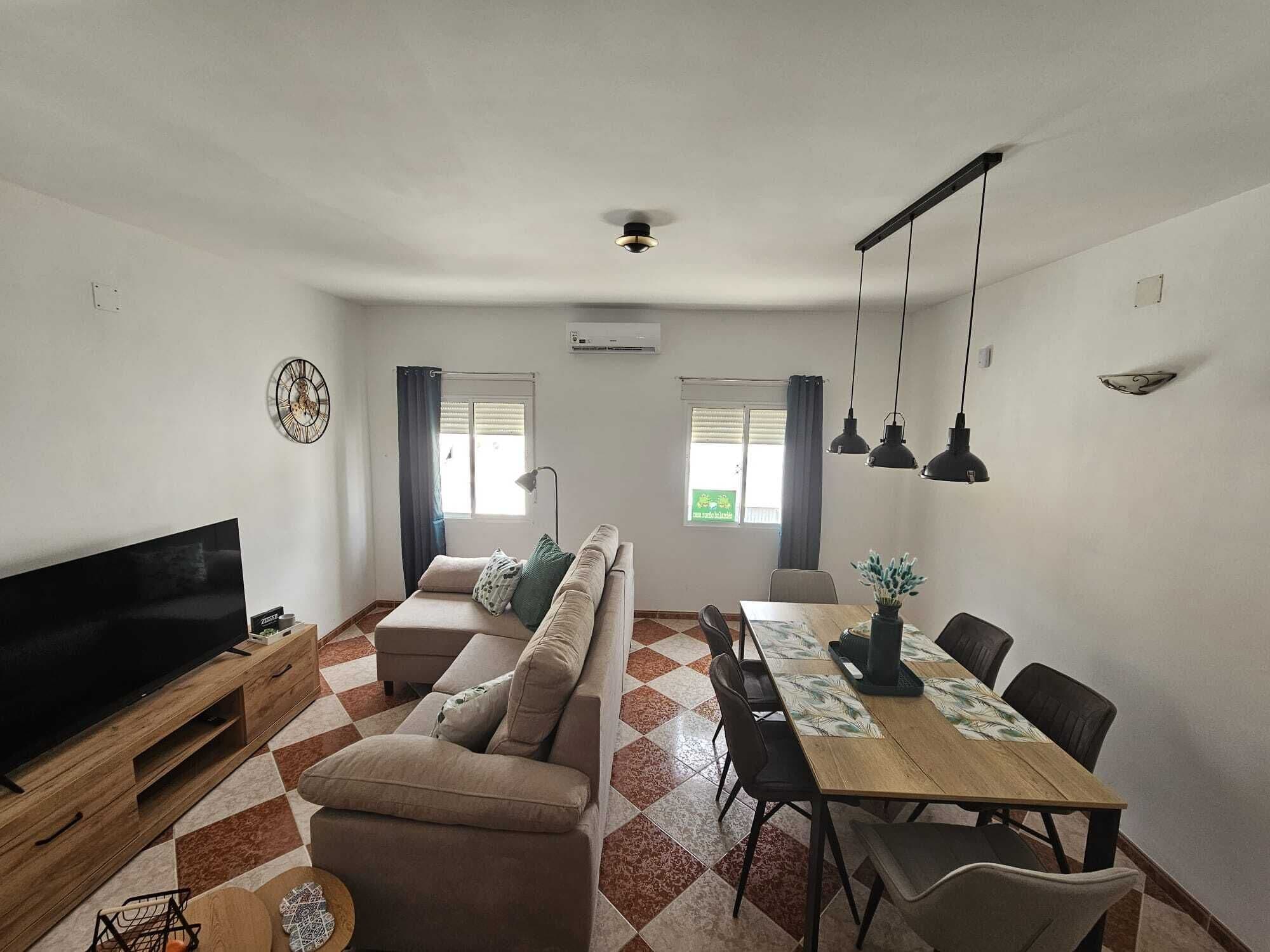 Apartment, 3 Bedrooms, Smoking, Balcony | Living room