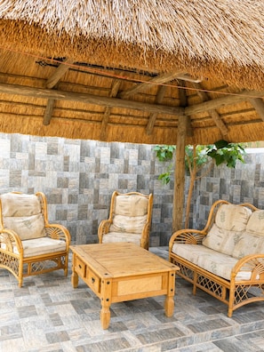 Casa, 3 habitaciones, con acceso para personas discapacitadas, para fumadores | Terraza o patio