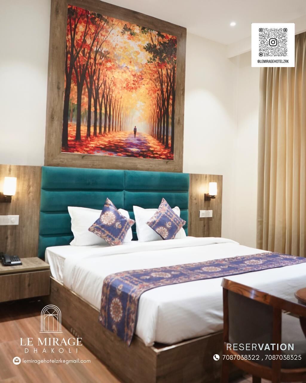 Deluxe Room, City View | Desk, laptop workspace, free WiFi