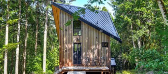 Modern PNW Cabin on 10 Wooded Acres