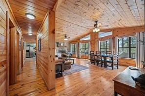 Interior - Whispering Pines Retreat - Covered Outdoor Lounge (Broken Bow)