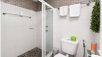 Shower, towels