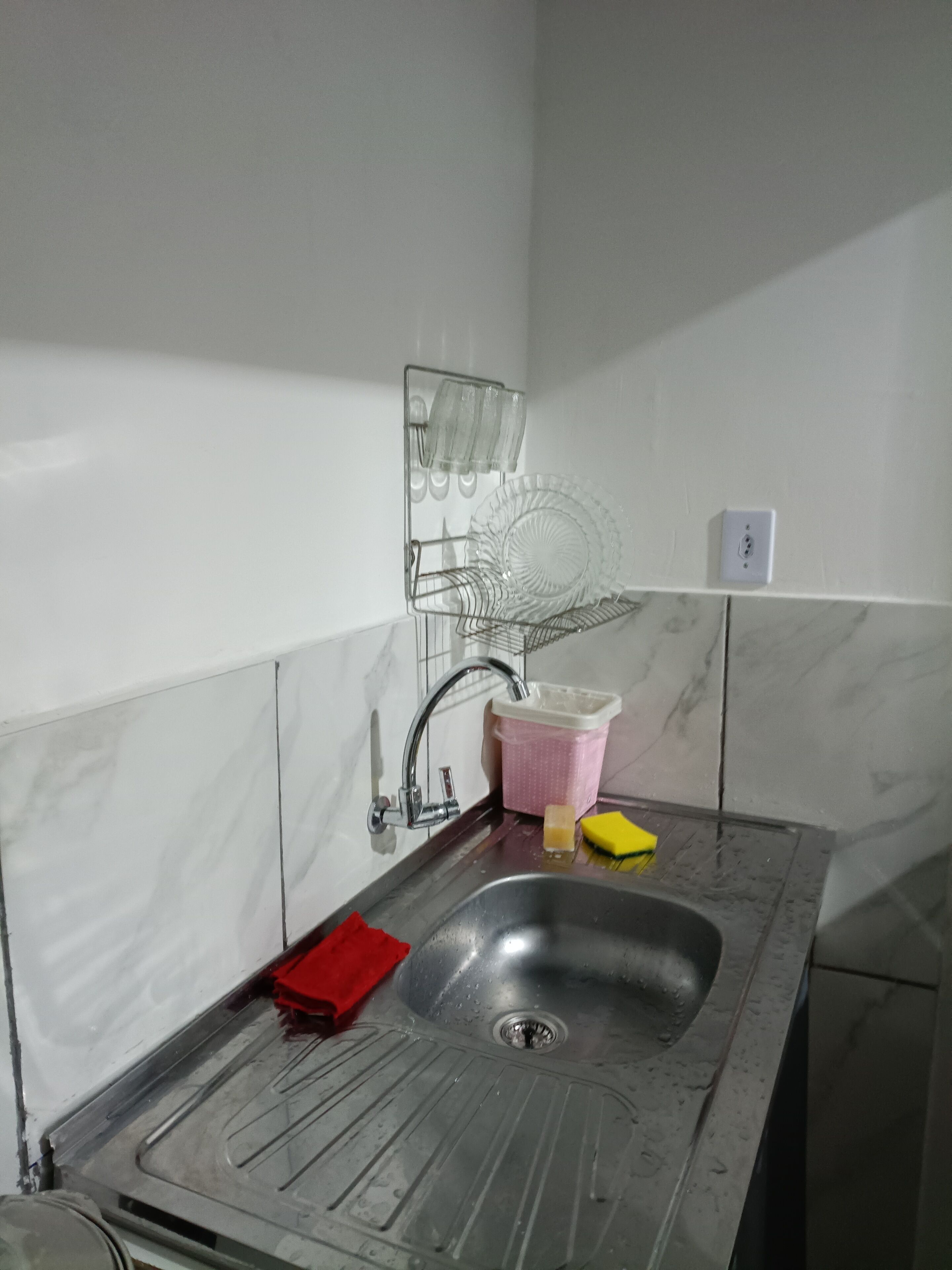 Towels, soap, toilet paper