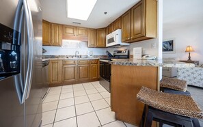 Condo, 1 Bedroom | Private kitchen | Coffee/tea maker, fridge, oven - Phoenix Vii 7314 1 Bedroom Condo (Orange Beach)