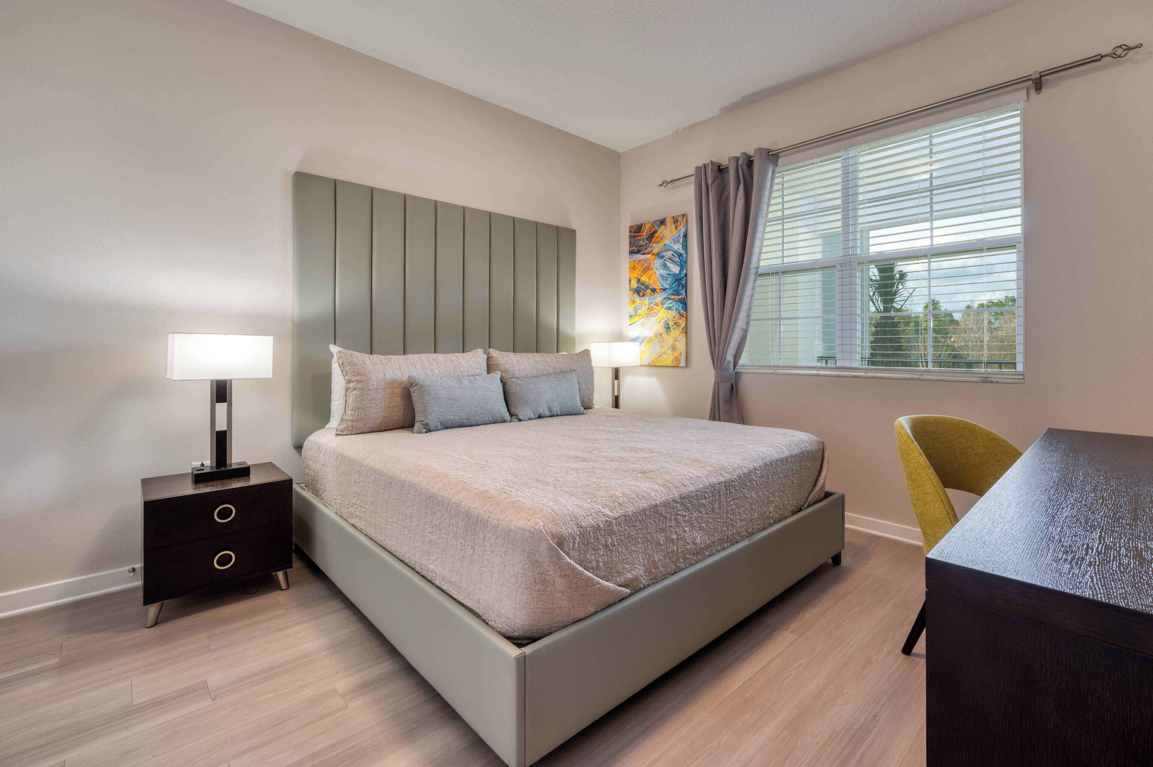 3 bedrooms, iron/ironing board, bed sheets