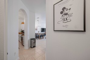 A framed Mickey Mouse patent certificate on a wall. - Wp304 - 2BR Fully Renovated Condo - Windsor Palms (Kissimmee)
