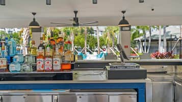 Poolside bar