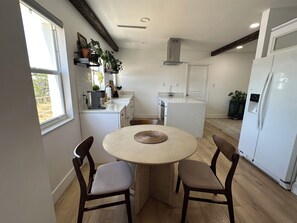 Coffee/tea maker, fridge, microwave, oven - This fully remodeled 1925 home offers 4 bedrooms and 4 baths, minutes from Jackson Hospital, Miami Beach, Wynwood, and the airport, ideal for families seeking convenience and comfort. (Miami)