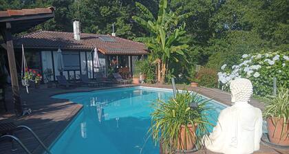 Maison Landaise classée 3 étoiles avec piscine privative