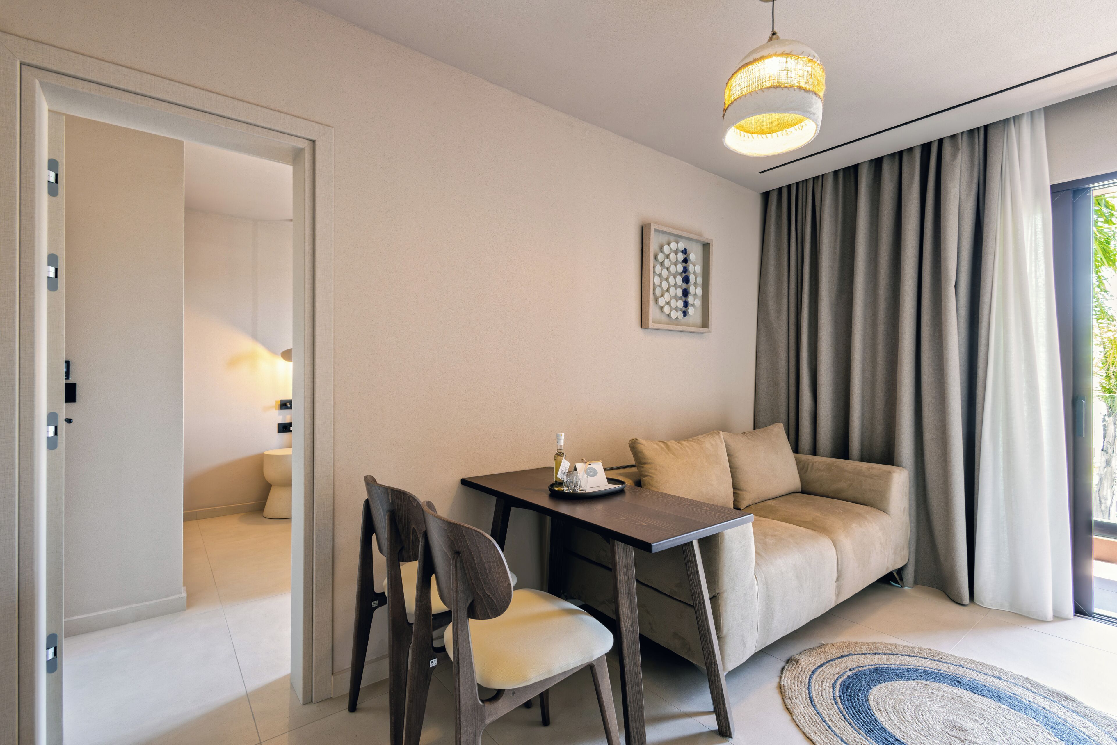 Suite, Balcony, Garden View | Living area | 43-inch Smart TV with satellite channels