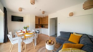 Chalet, 2 makuuhuonetta, vuoristonäköala | Oleskelualue