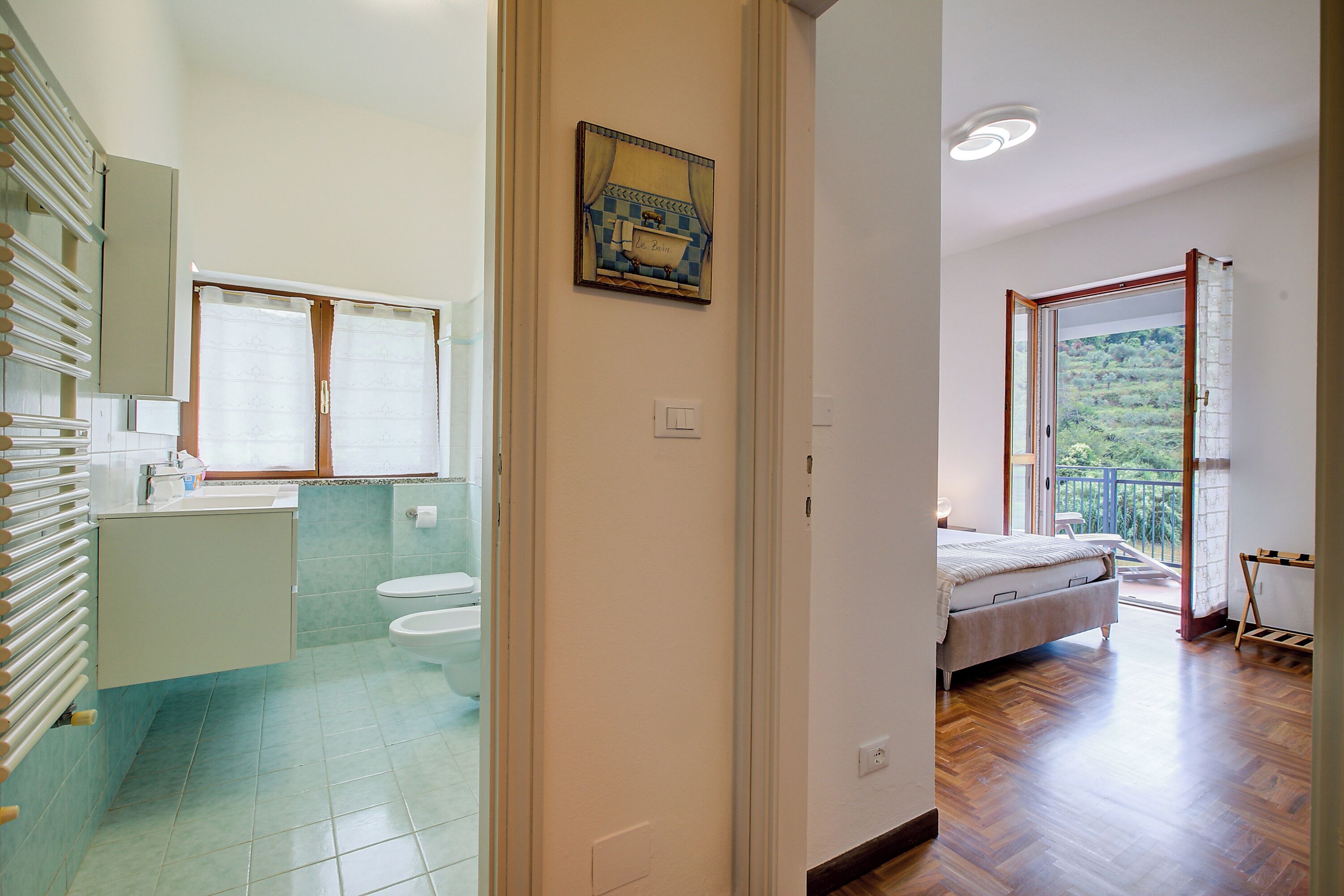 Apartemen Keluarga, 2 kamar tidur, balkon (Il Paradiso è Qui! Nel silenzio col)