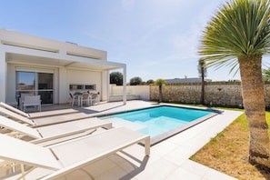 Pool - Beautiful private villa for 4 guests with private pool, A/C, WIFI, terrace and panoramic view (Otranto)