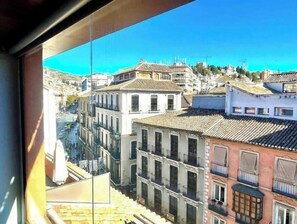 Interior - La Perla Reyes Catolicos Living: Superior Duplex Apartment with Terrace (Granada)