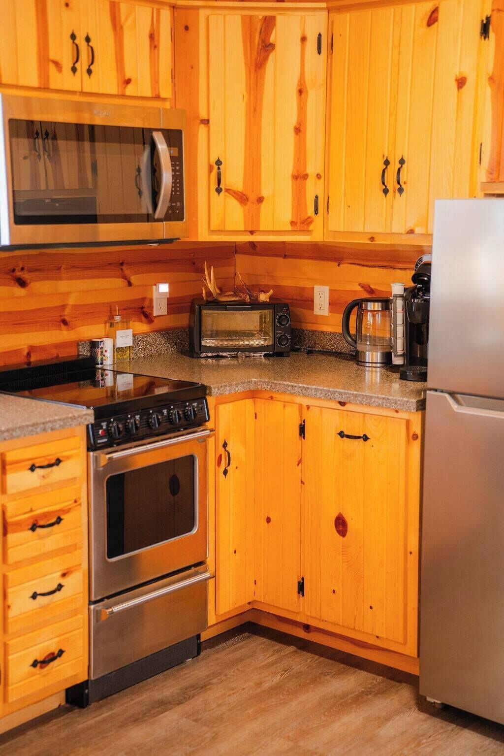 Cabane, plusieurs lits, patio (Deer Run Retreat) | Cuisine privée