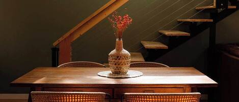 Cabin, Multiple Beds, Hot Tub (North Star Retreat) | Dining