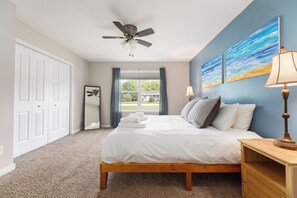 2 bedrooms, desk, iron/ironing board, free WiFi - Blissful Betsie - Private Hot Tub and Pet Friendly Fenced Yard in Interlochen (Interlochen)