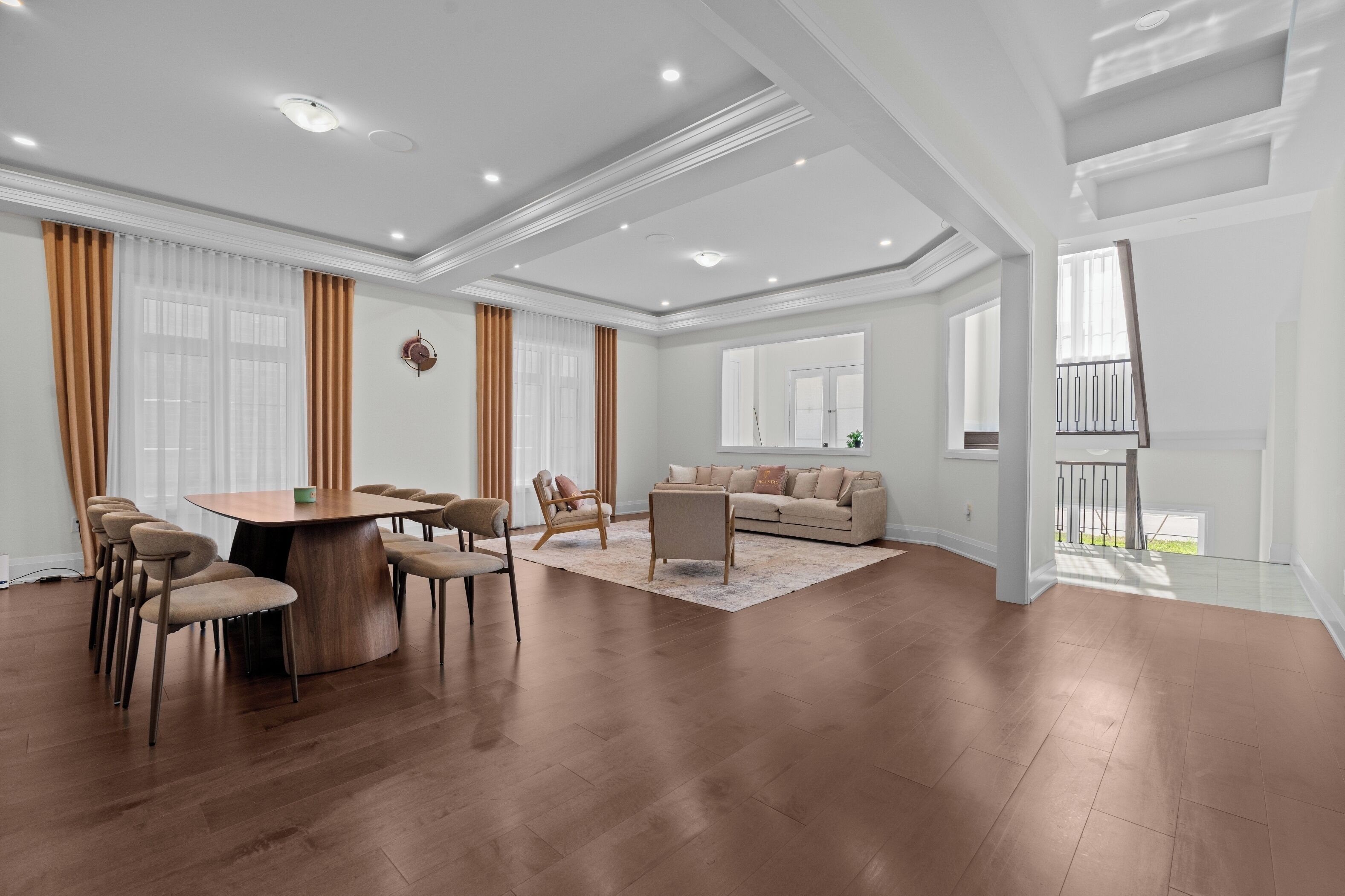 Casa de lujo, 4 habitaciones, vista al jardín | Área de sala de estar | Televisión de pantalla plana, Netflix y servicios de streaming 