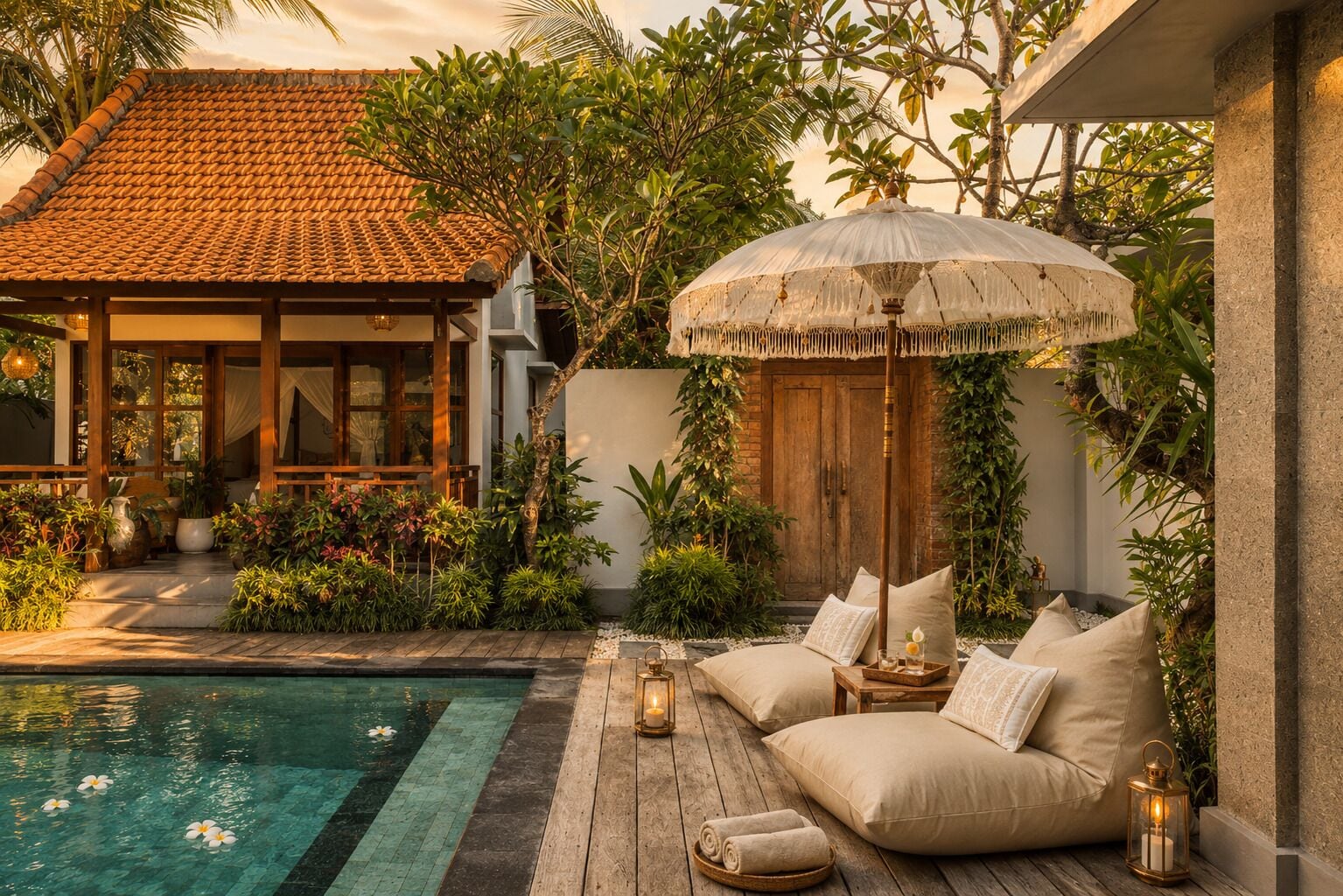 Superior Villa, Pool View | Pool | Outdoor pool, pool umbrellas
