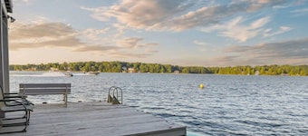 Big Water Lodge | Hot Tub, Fire Pit, & Lake Views