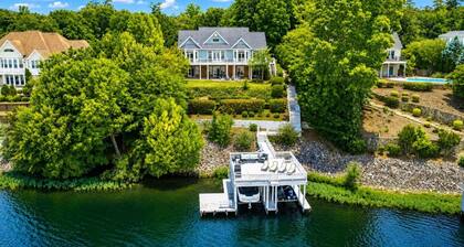 Big Water Lodge | Hot Tub, Fire Pit, & Lake Views