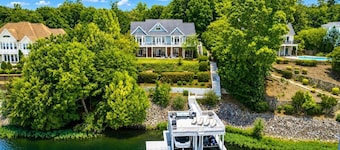 Big Water Lodge | Hot Tub, Fire Pit, & Lake Views