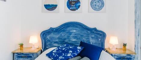 Chambre Double Standard, balcon, vue plage | Rideaux occultants, fer et planche à repasser, Wi-Fi gratuit