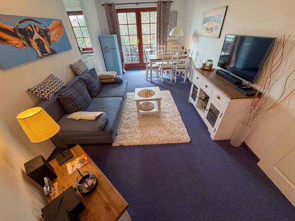 Living area - Apartment "Oberharzer Lieblingsplatz" with Wi-Fi (Bad Sachsa)